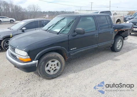 2001 Chevrolet S-10 Ls z USA, uszkodzony, nr VIN 1GCDT13W71K259220